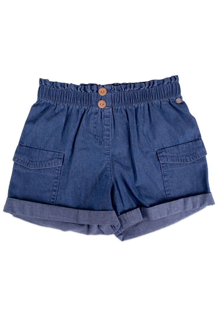Short Niña Azul Pillin-0