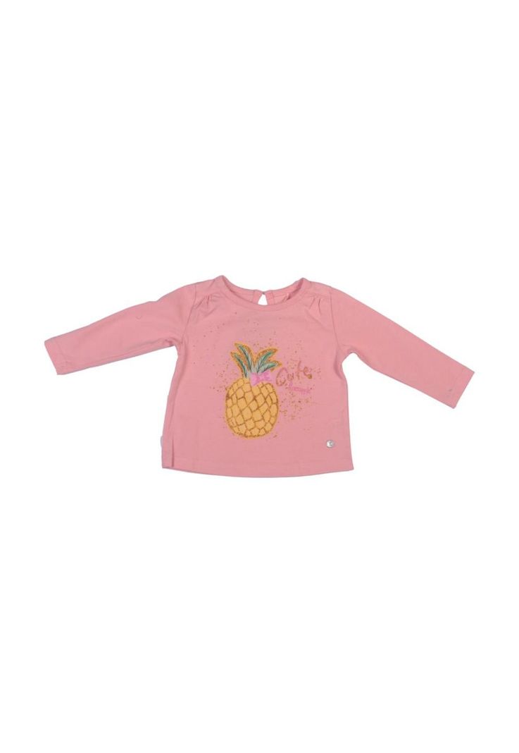 Polera Bebe Niña Rosado Pillin-0