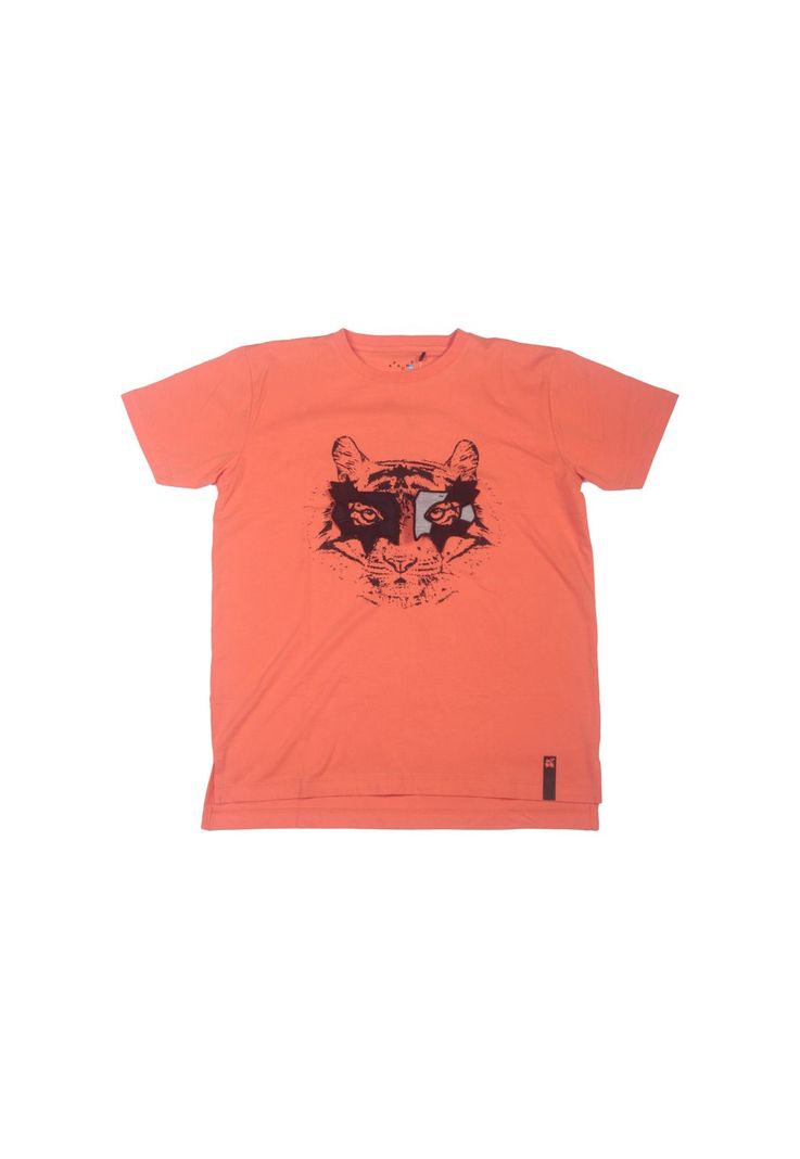 Polera Niño Naranja Pillin-0