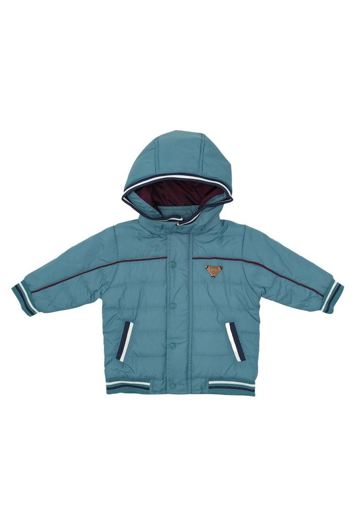 Parka con  Capucha Bebé Niño Verde Pillin-0
