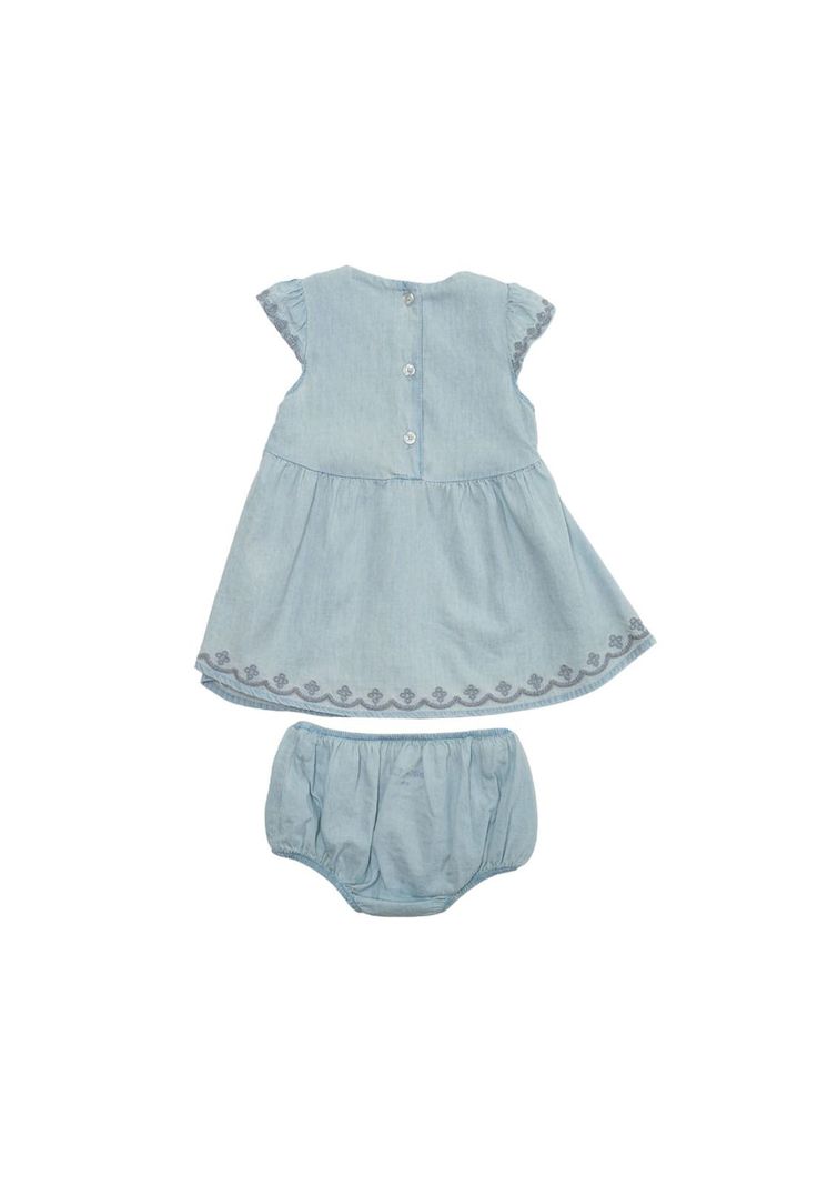 Vestido Bebe Niña Denim Pillin (PVU726DEN)-1