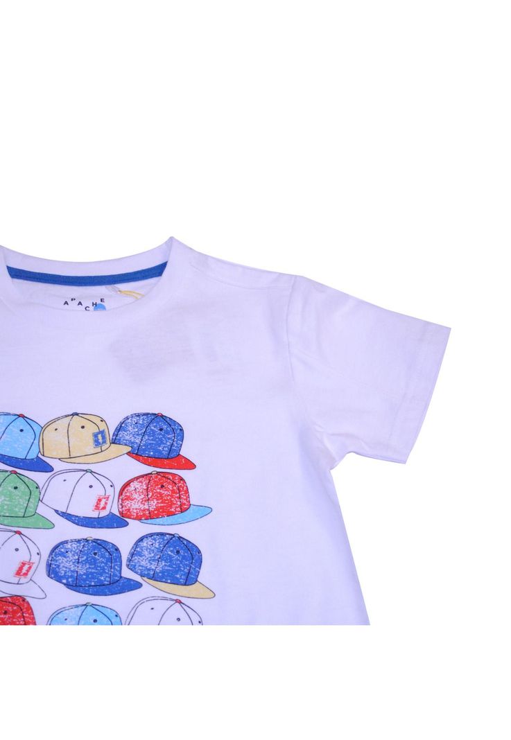 Polera Niño Blanco Pillin-2