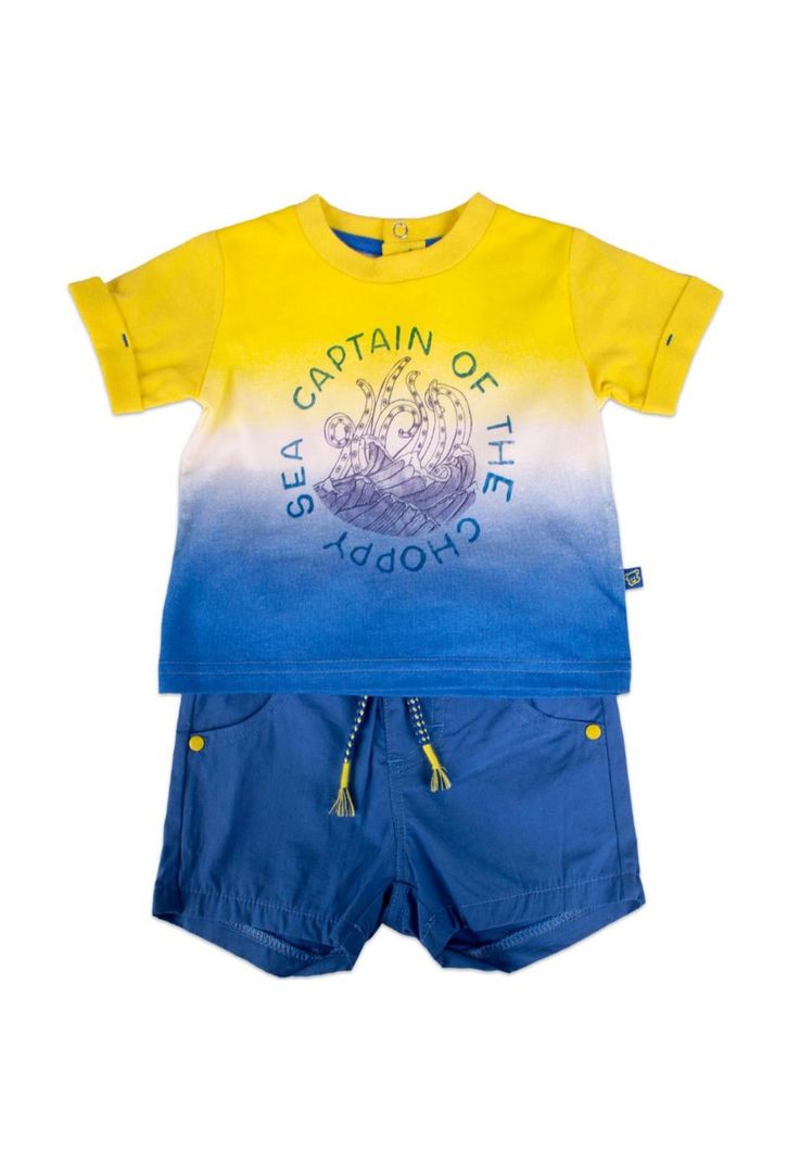 Conjunto Bebe Niño Caqui Pillin-0