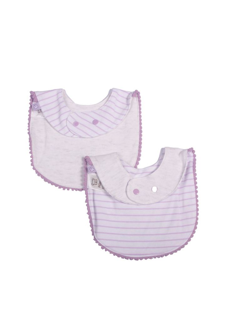 Set 2 Pzas Babero Niña Multicolor Pillín-2