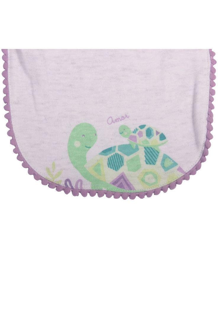 Set 2 Pzas Babero Niña Multicolor Pillín-3