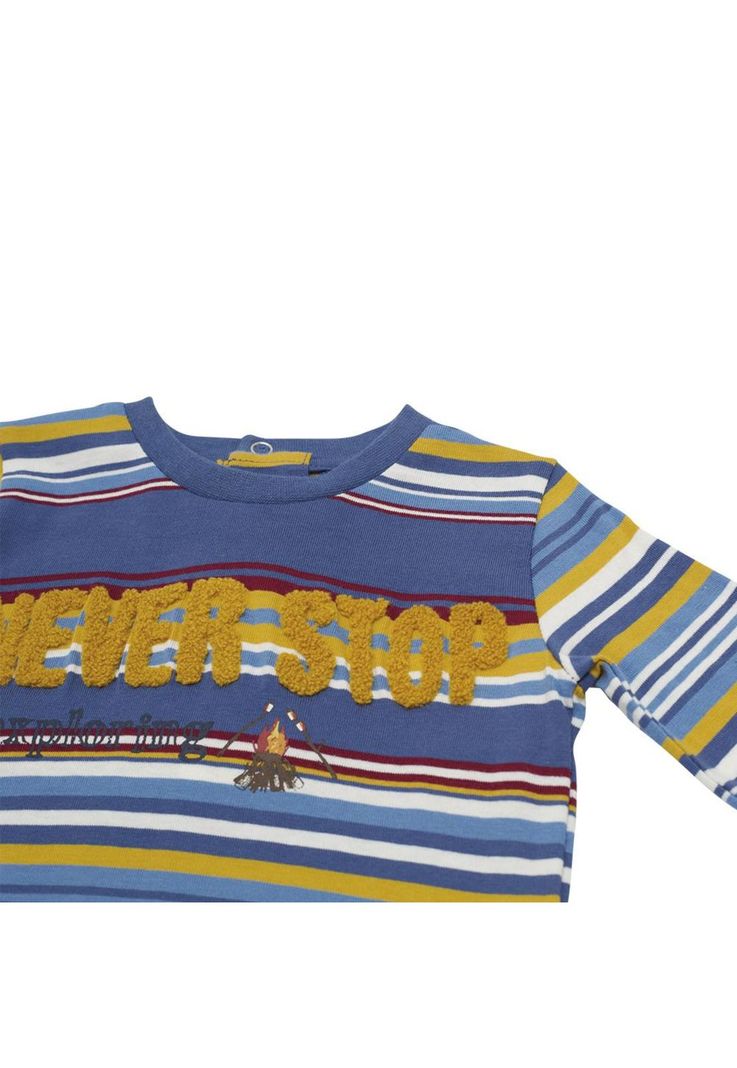 Polera Bebé Manga Larga Azul Pillin-1