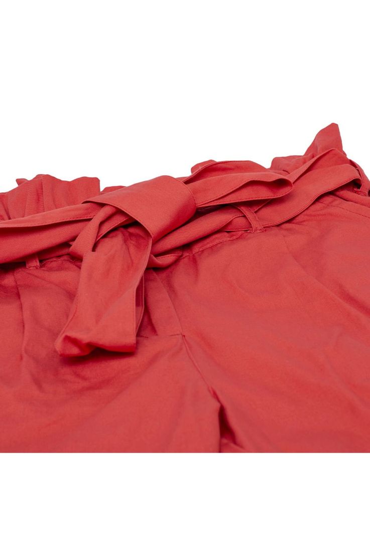 Pantalon Algodón Verano Niña Rojo-1