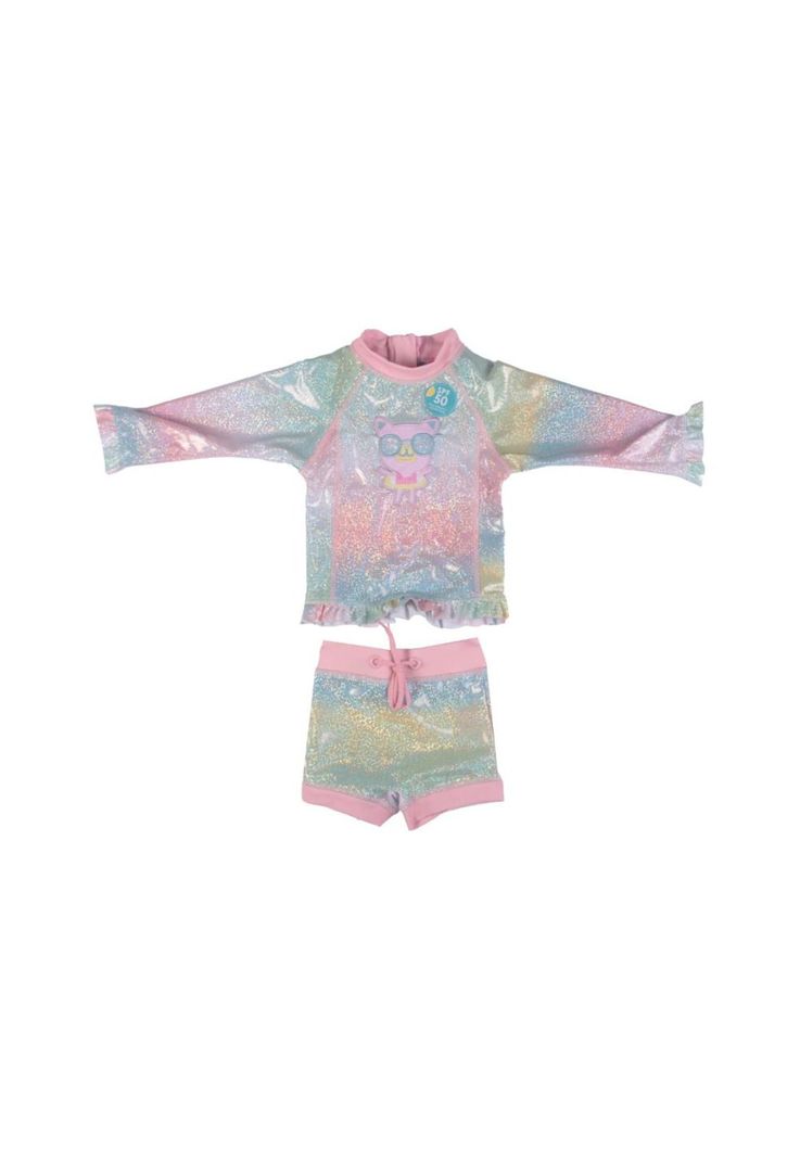 Traje de baño Bebe Niña Rosado Pillin-0