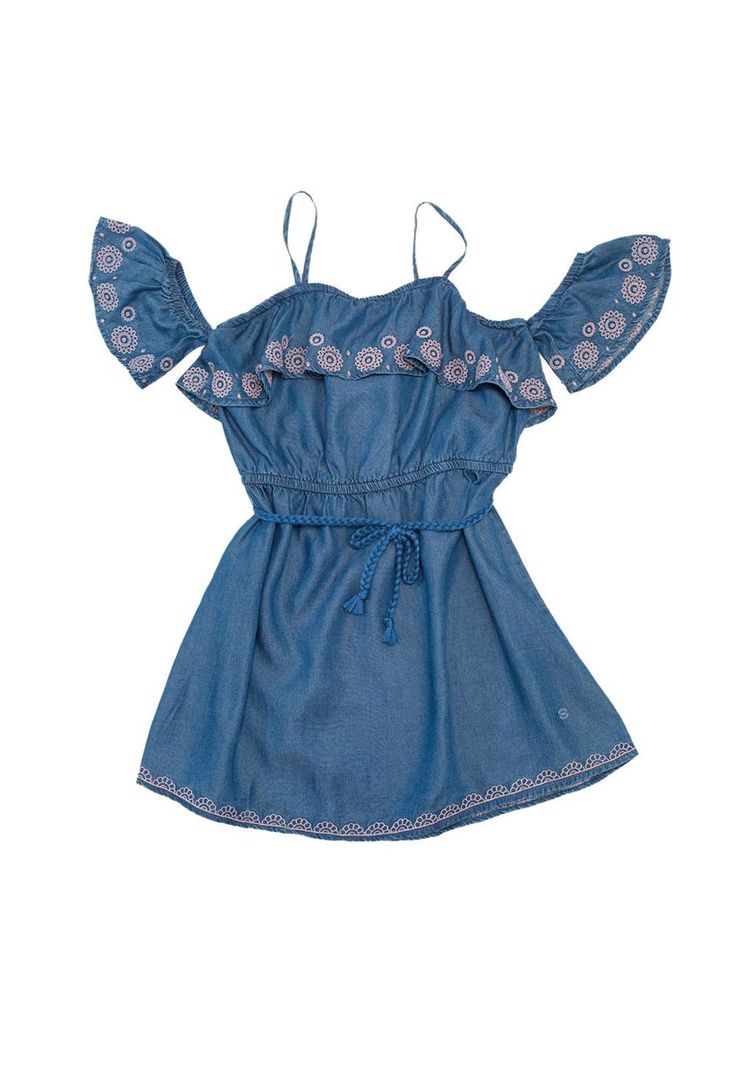 Vestido Niña Denim Pillin-0