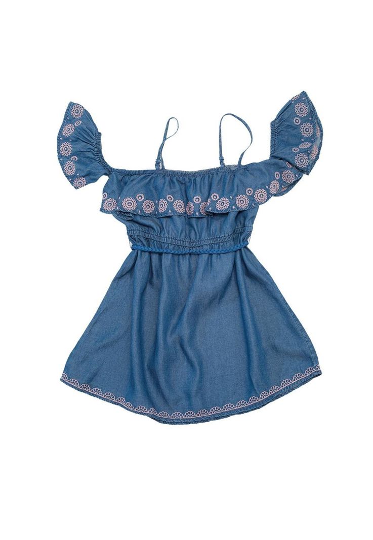 Vestido Niña Denim Pillin-1