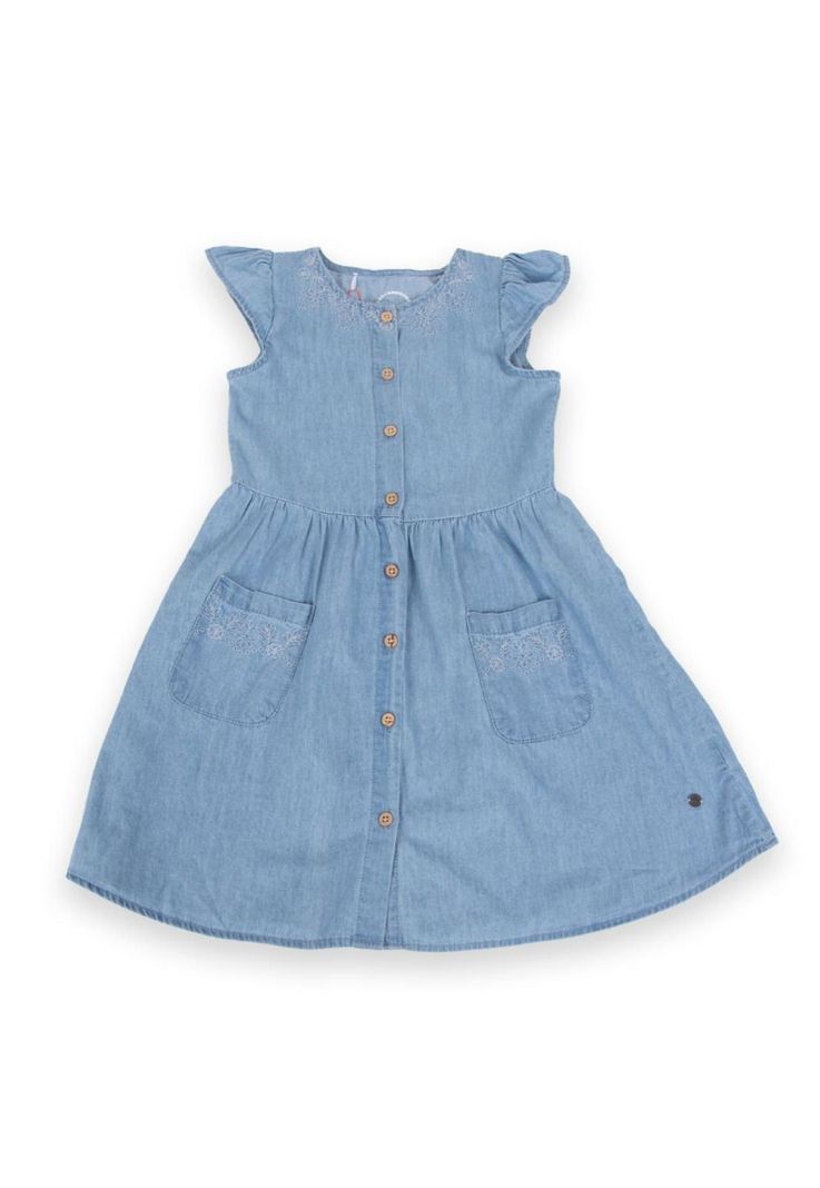 Vestido Niña Celeste Pillin-0
