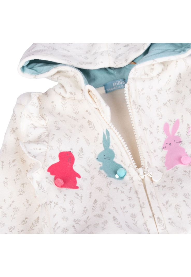 Buzo Bebe  Blanco Pillin ( PVB528-25CRU )-1
