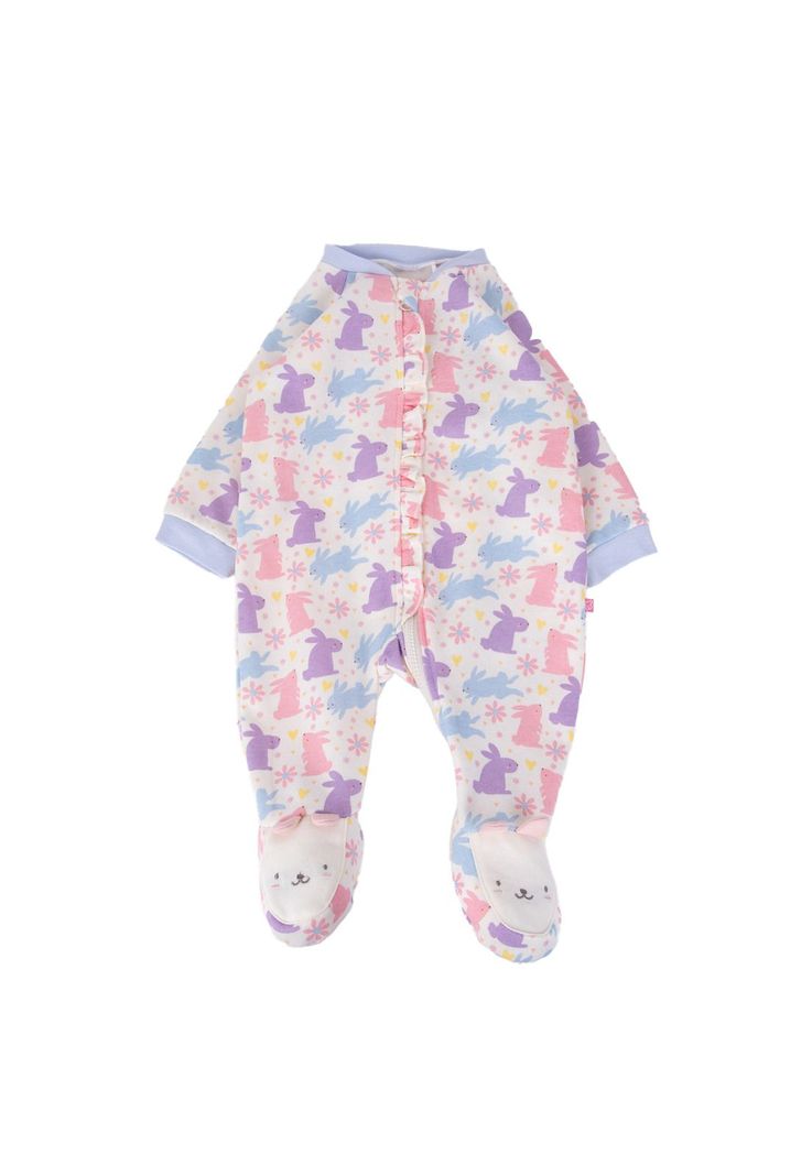 Pijama Bebé Niña Crema Pillin-0