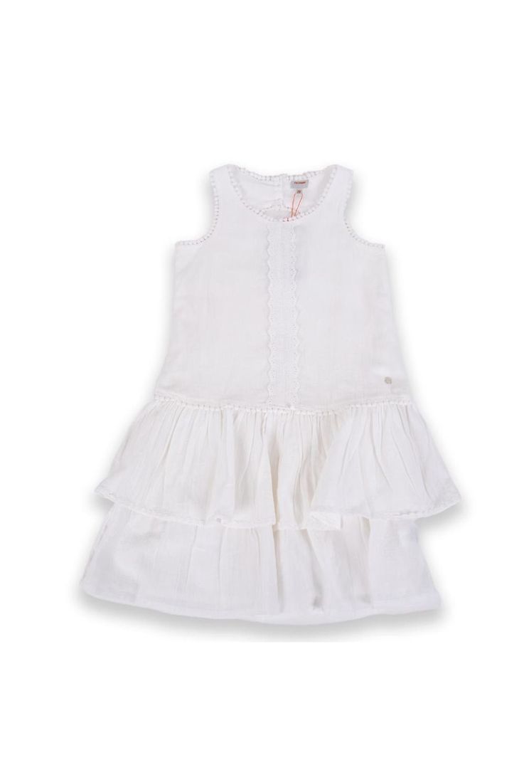 Vestido Niña Blanco Pillin-0