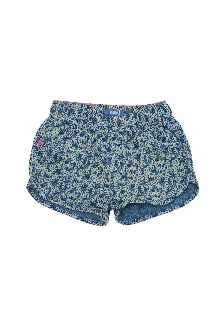 Short Bebé Niña Denim Pillin-0