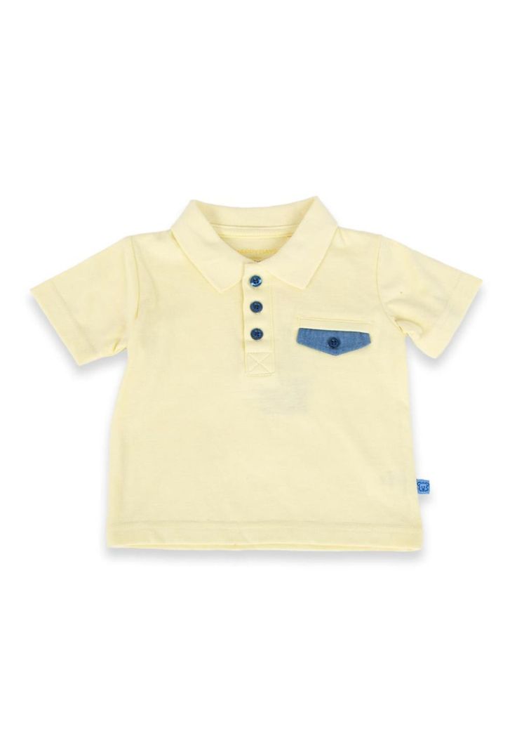 Polera Bebé Niño Amarillo Pillin-0