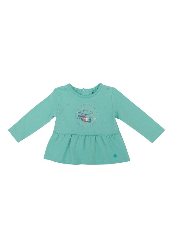 Polera Bebé Niña Verde Pillin-0