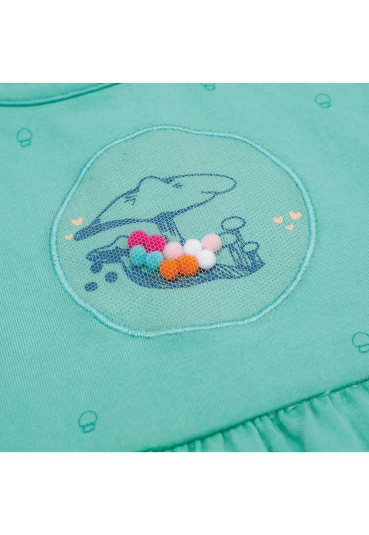 Polera Bebé Niña Verde Pillin-2