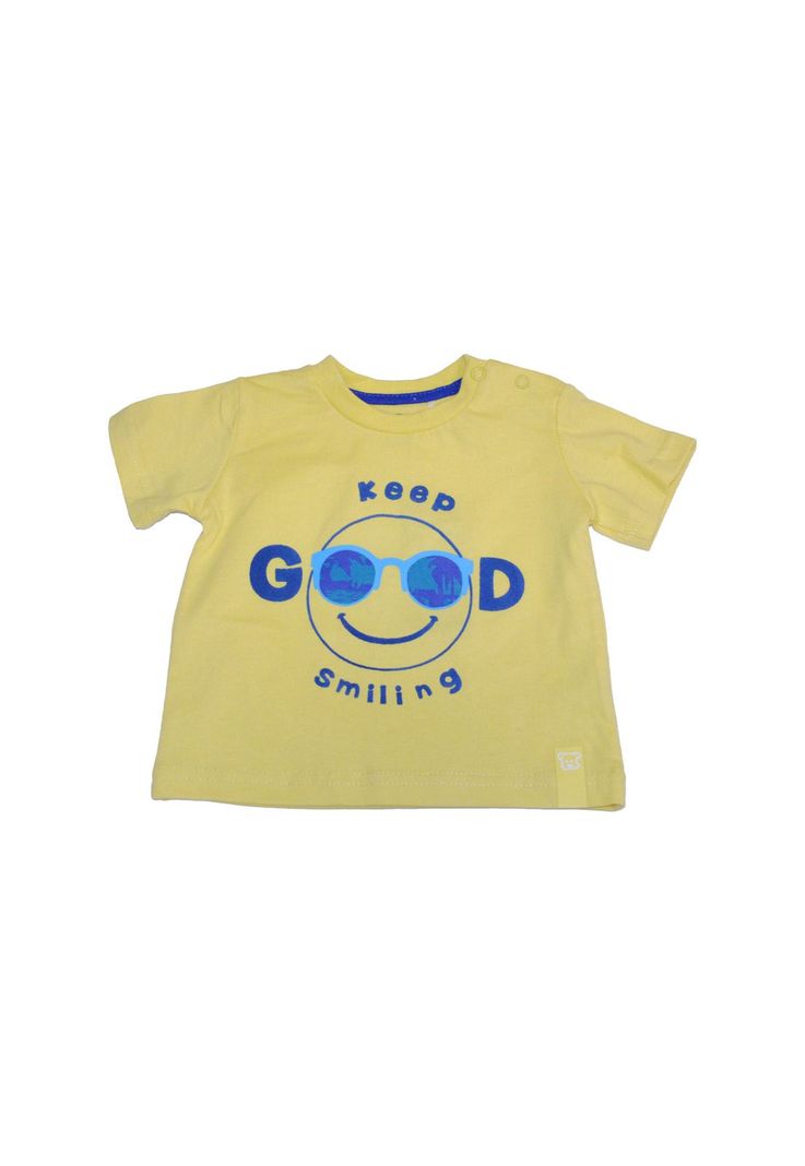 Polera Bebe Niño Amarillo Pillin-0