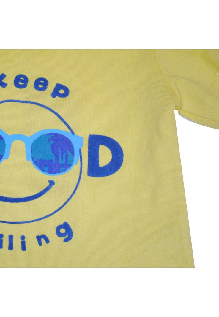 Polera Bebe Niño Amarillo Pillin-2
