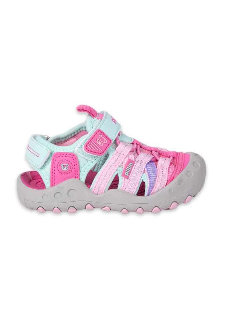 Sandalias Outdoor Bebe Niña Fucsia Pillin-2