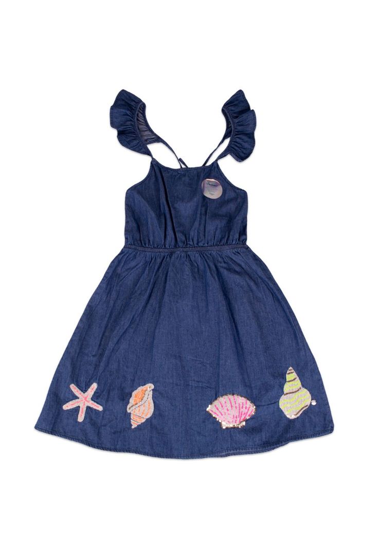 Vestido Niña Azul Pillin-0