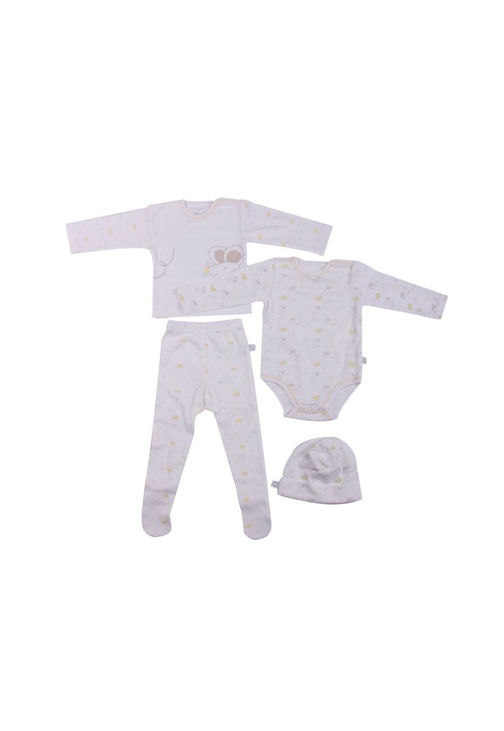  Set 4 Pzas Unisex Multicolor Pillin-0