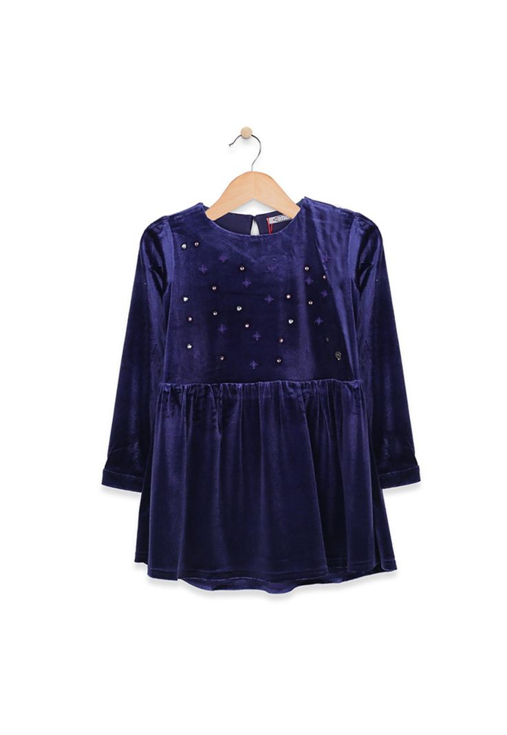 Vestido Niña Morado Pillin-0