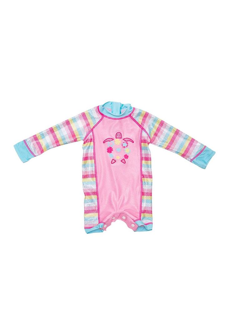 Traje De Baño Bebé Niña Rosado Pillin-0