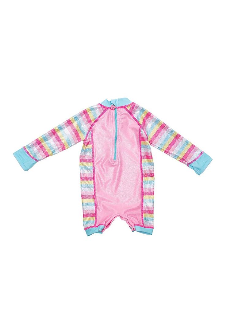 Traje De Baño Bebé Niña Rosado Pillin-1