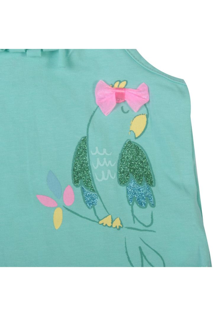 Polera Bebe Niña Turquesa Pillin-2