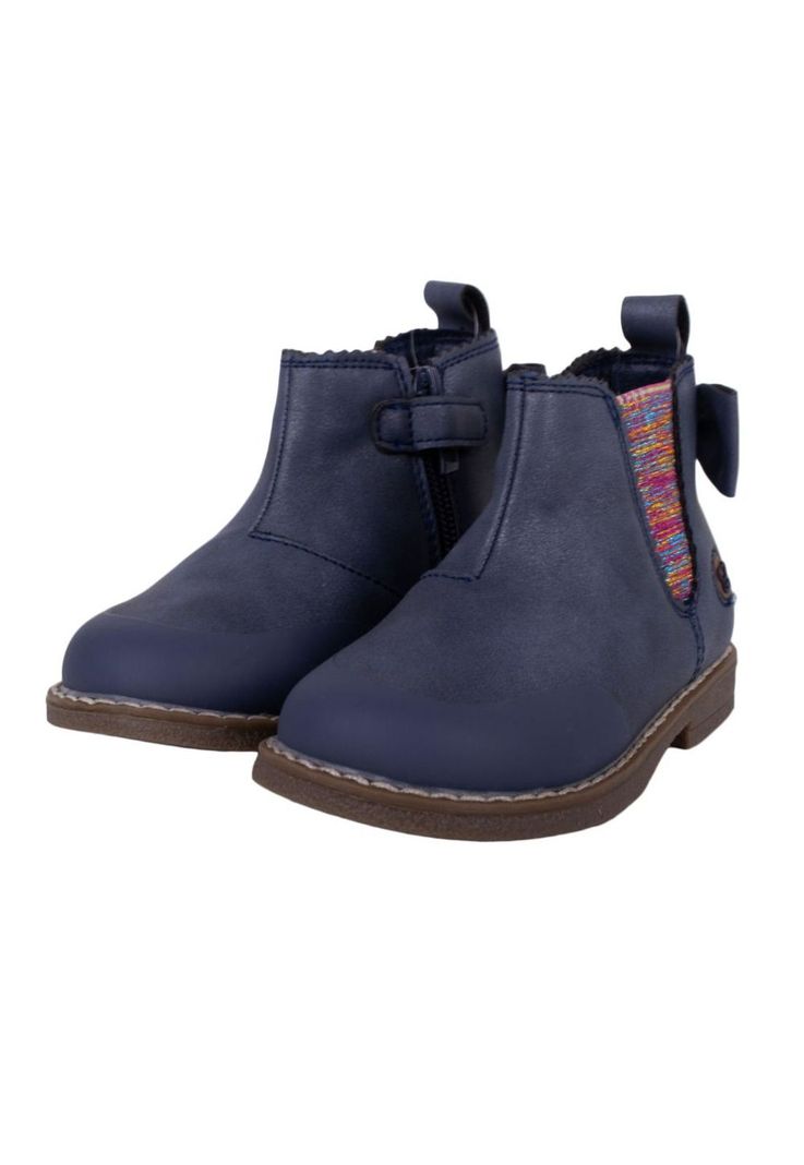 Botin Bebe Niña Azul Pillin-0