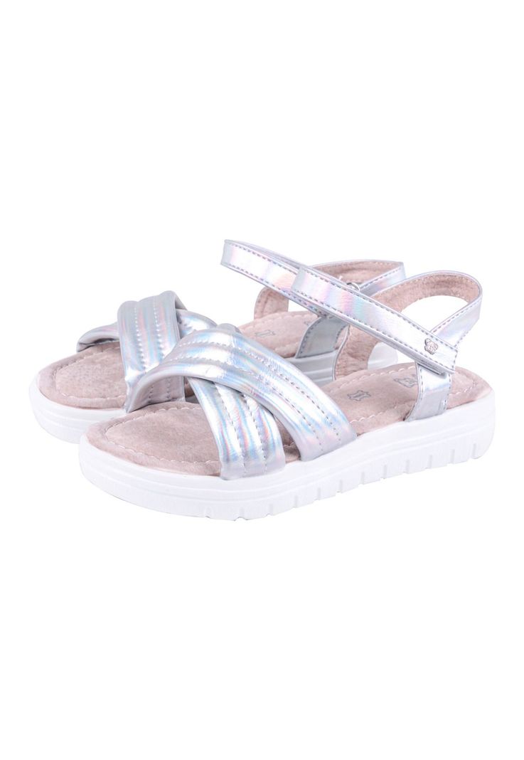 Sandalias Niña Plateado Pillin-0