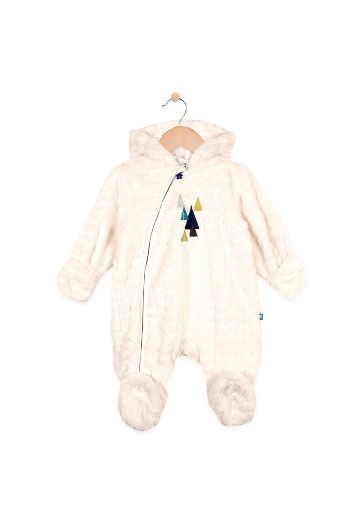 Osito Peludo Forrado Newborn Bebe Niño Melange Pillin-0