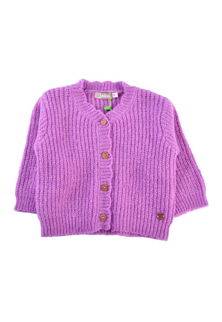 Chaleco Bebé Niña Violeta Pillin-0