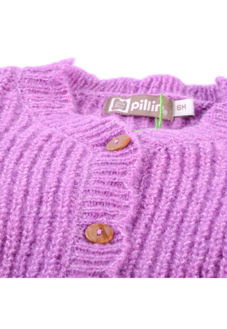 Chaleco Bebé Niña Violeta Pillin-1