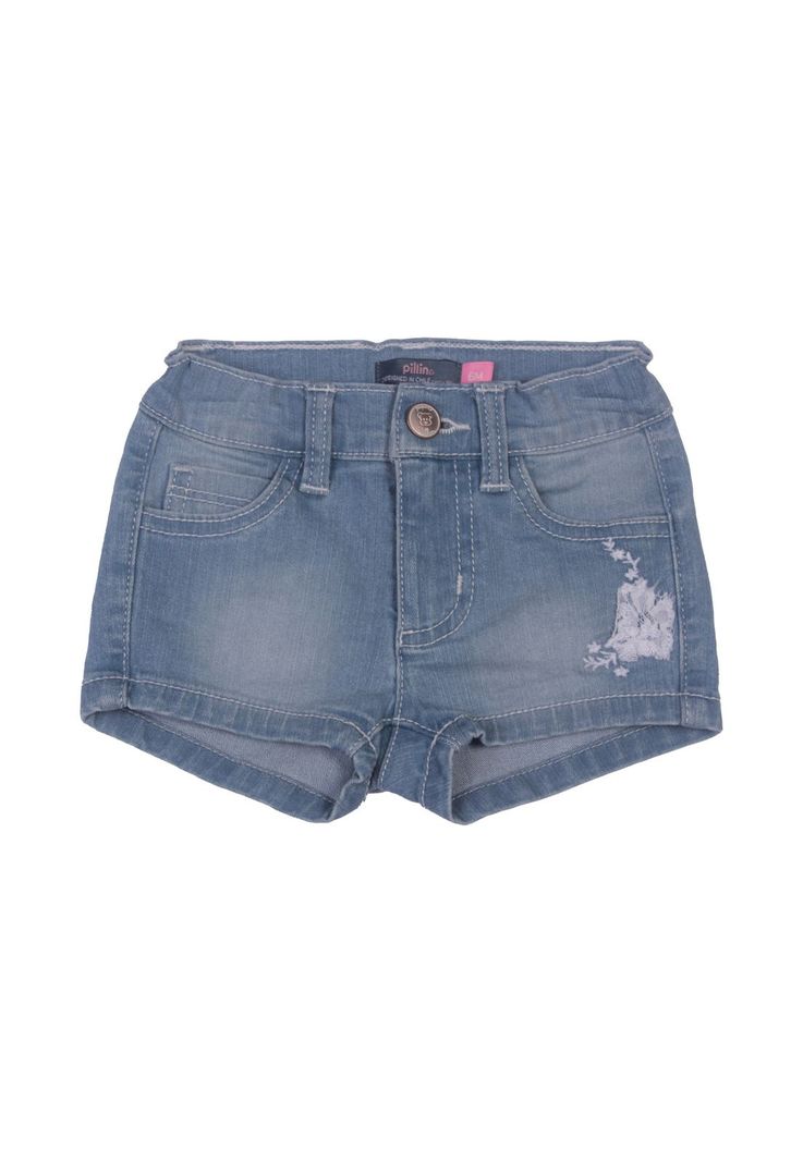 Short Bebe Niña Celeste Pillin-0