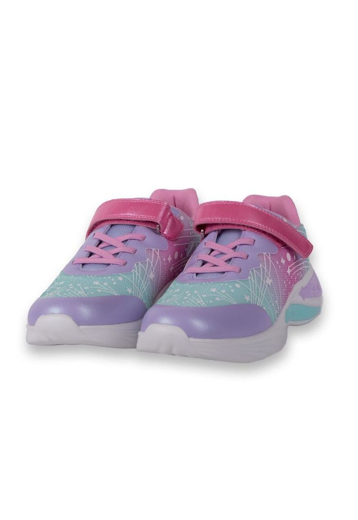 Zapatillas Luces Niña Lila Pillin-0