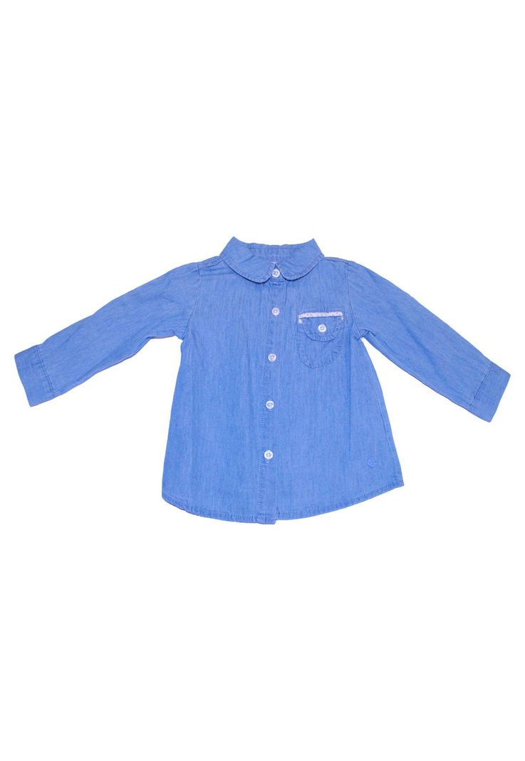 Camisa Bebe Niña Azul Pillin-0
