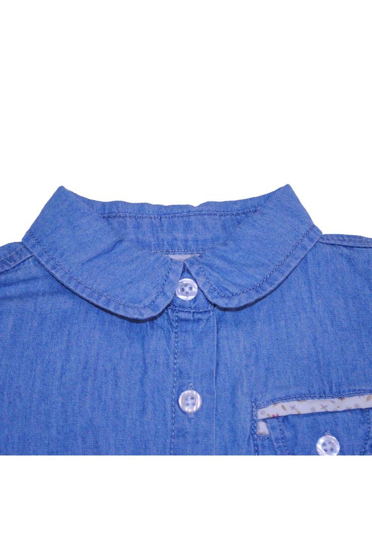 Camisa Bebe Niña Azul Pillin-2