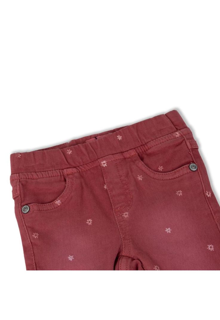 Jeans Bebé Niña Rojo Pillin-1