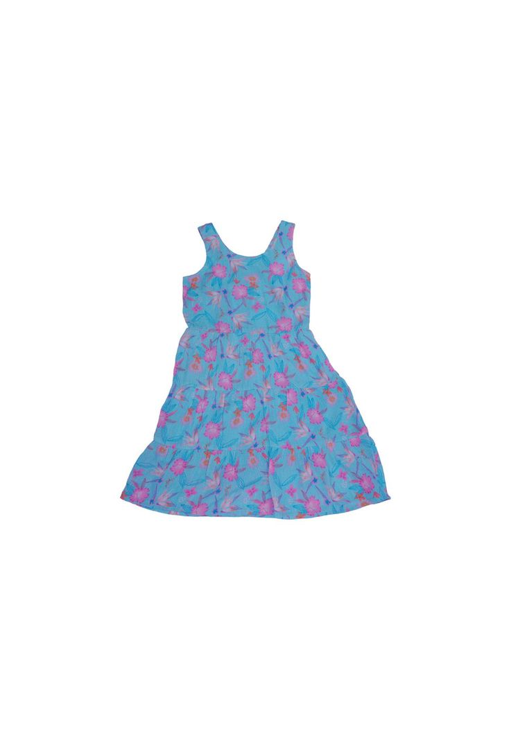 Vestido Niña Turquesa Pillin-0