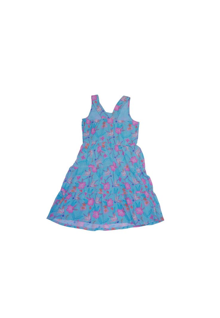 Vestido Niña Turquesa Pillin-3