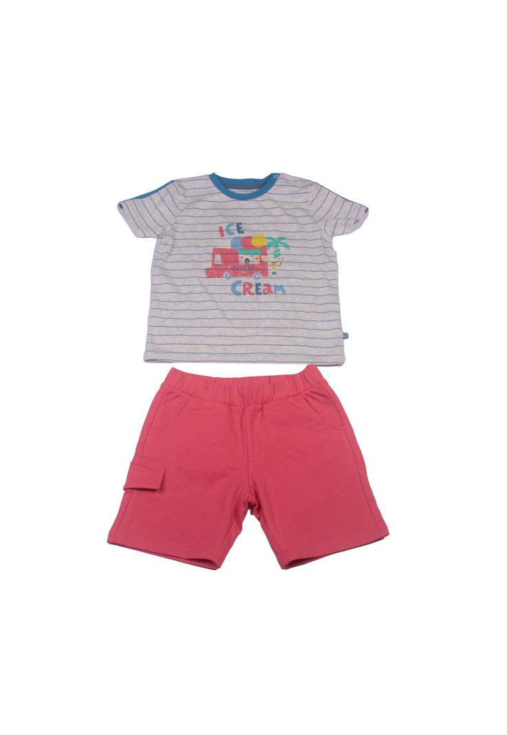 Conjunto Bebe Niño Gris claro Pillin-0