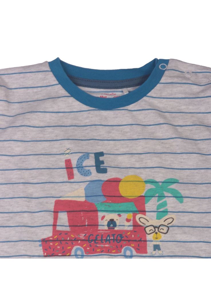 Conjunto Bebe Niño Gris claro Pillin-1