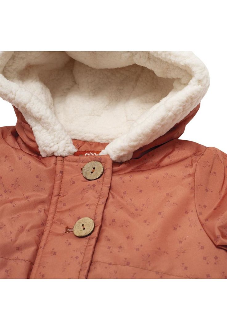 Chaqueta Bebé Niña Naranja Pillin-1