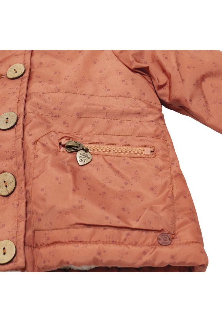 Chaqueta Bebé Niña Naranja Pillin-3