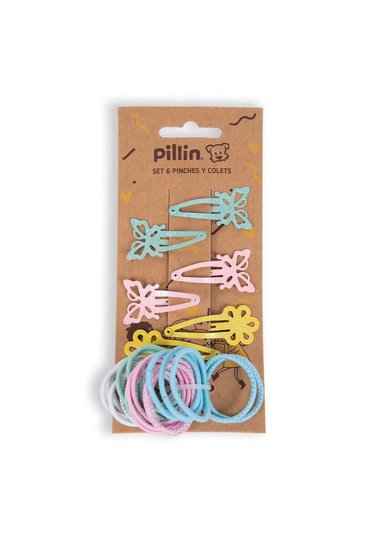 Pinches & Cintillos Bebé Niña Multicolor Pillin (PAA139-24SUR)-0