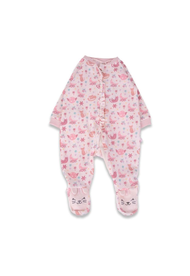 Pijama Bebé Niña Palo rosa Pillin-0