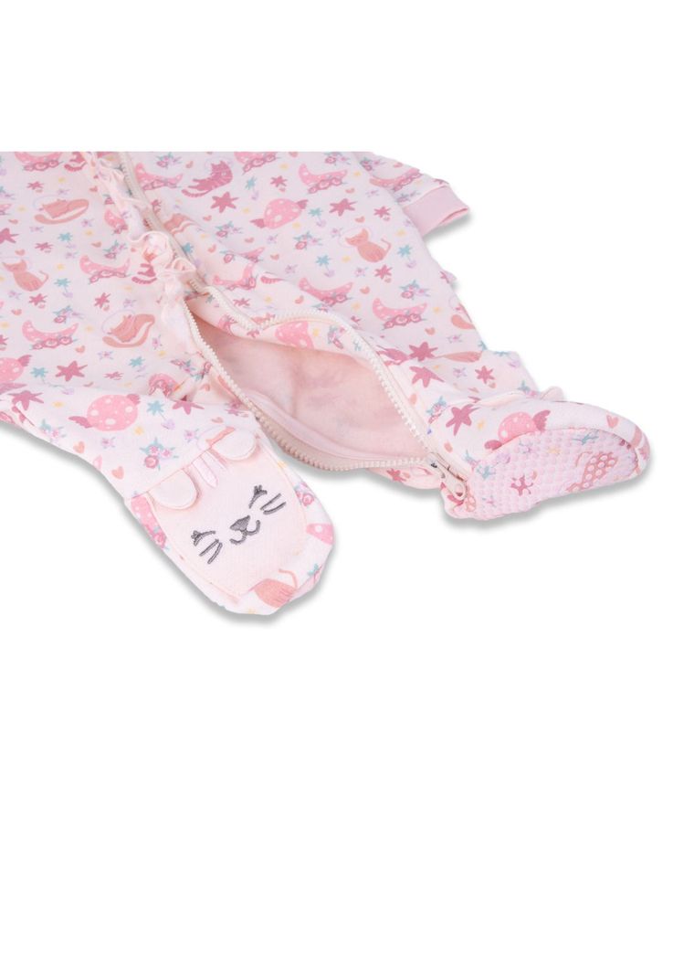 Pijama Bebé Niña Palo rosa Pillin-2